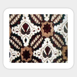 batik mask Sticker